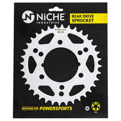 Sprocket Chain Set 11/36 Tooth for Polaris Trail Blazer 250 (1999–2006) MK1004024, 519-KCS0496K-K001