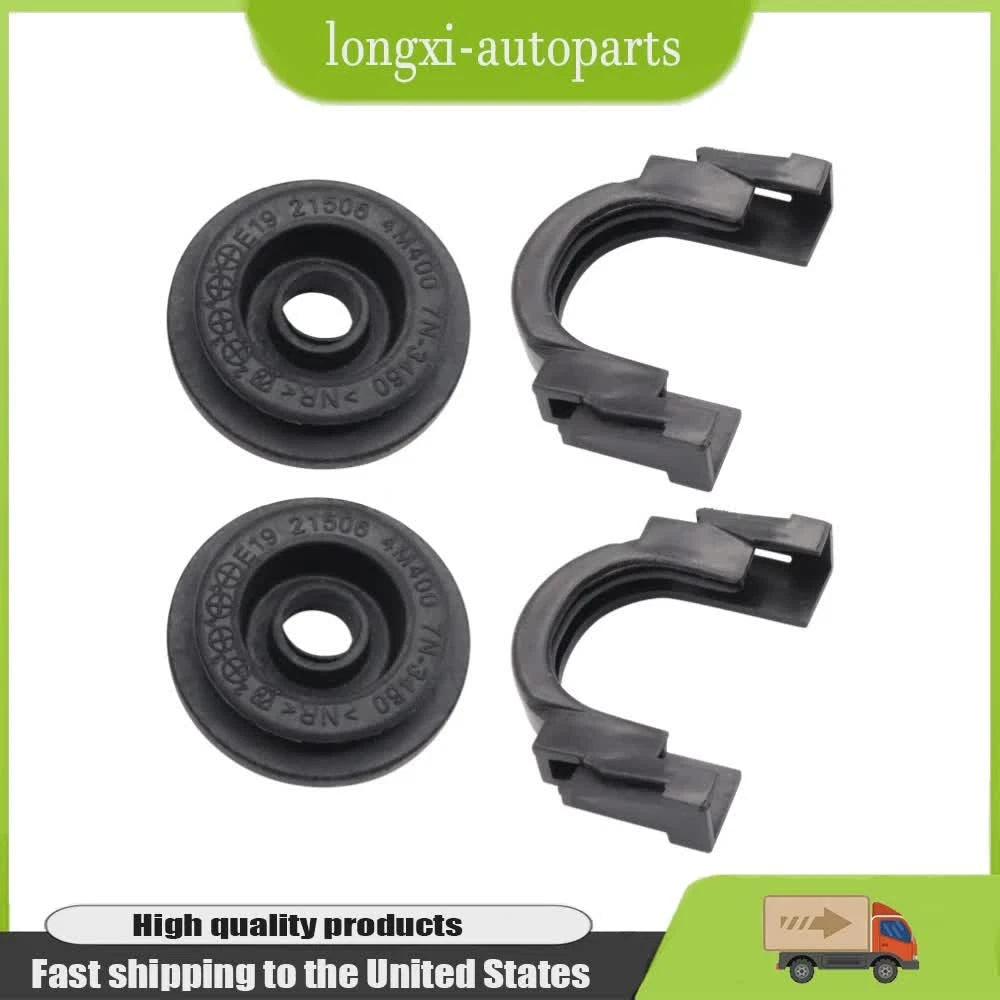 Upper Radiator Mount Bracket & Bushing for Nissan Maxima Quest Rogue Altima (2000–2023) - 65846-30F00, 21542-CA000, 21542CA000