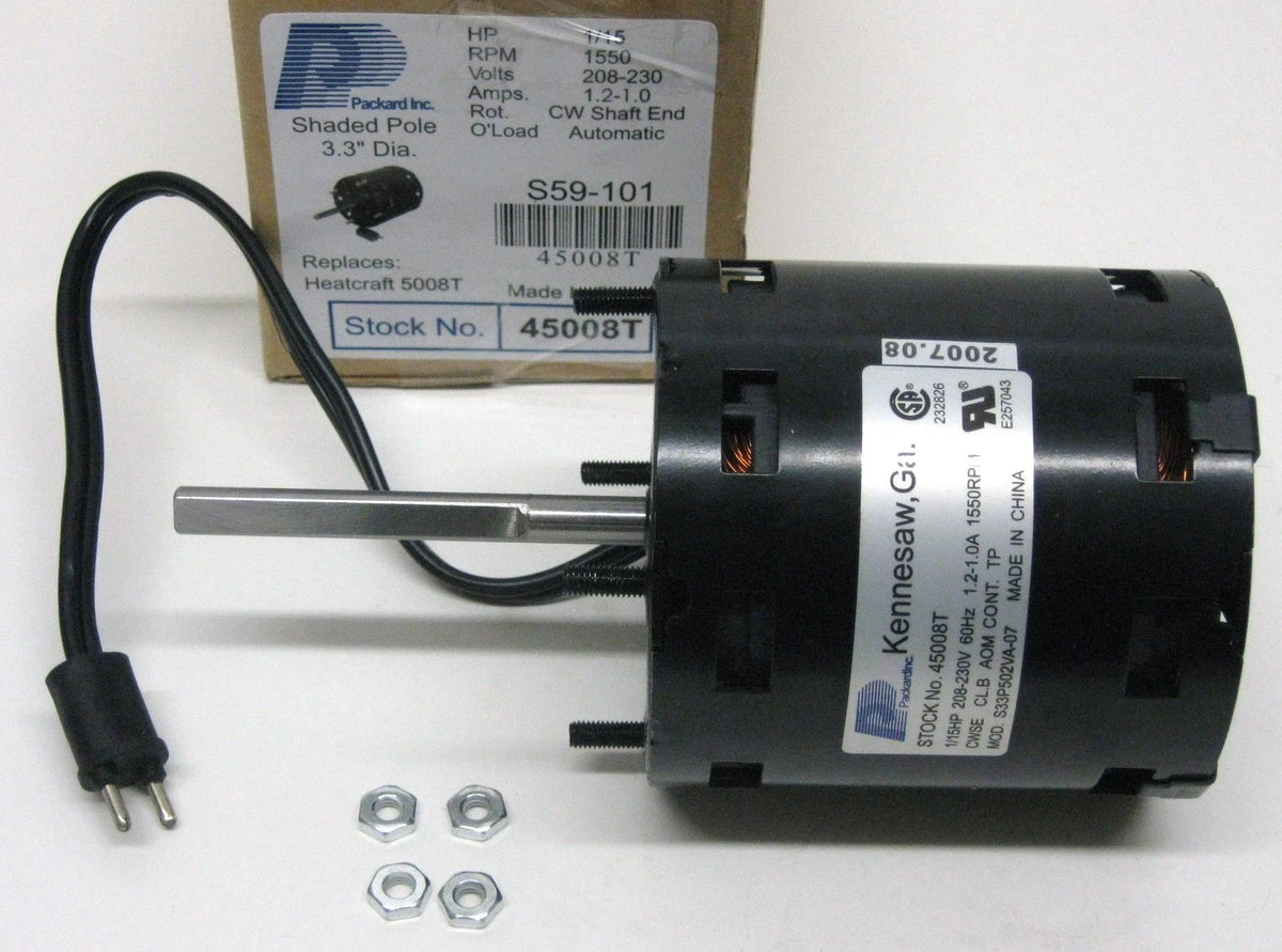 Motor for Bohn Heatcraft Refrigeration Cooler (5008T, 5034MS, 5KSM59LS2262AS)