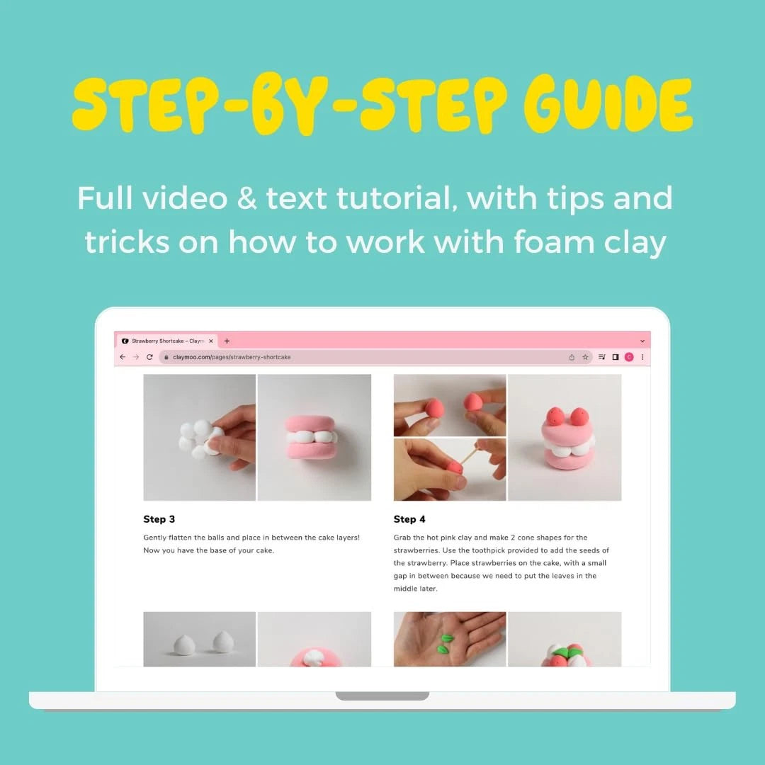 Air Dry Foam Clay Kit for Adults & Teens