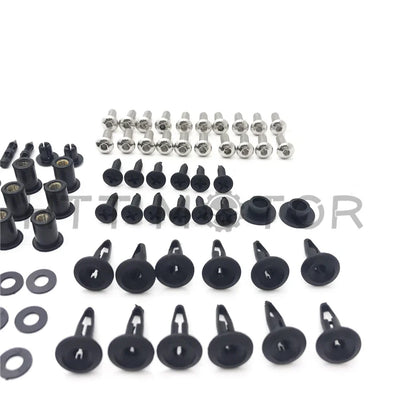 Complete Fairing Bolt Kit for Honda CBR954RR (2002–2003) - Stainless Plastic