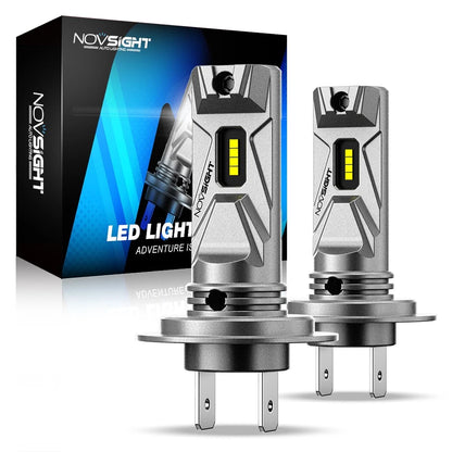 2X H7 LED Headlight Conversion Bulbs for NOVSIGHT (10000LM, 6500K)