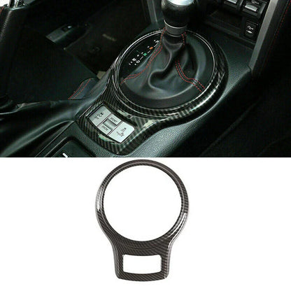 Carbon Fiber Gear Shift Panel Trim Cover for Toyota 86 Subaru BRZ (2012-2020)