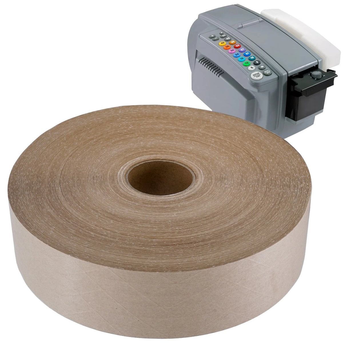 Reinforced Gummed Kraft Paper Tape 70mm x 1000ft (Water Activated)