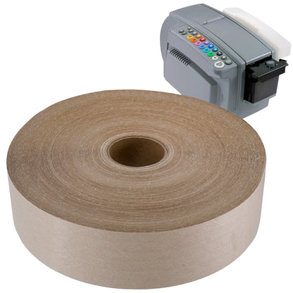 Reinforced Gummed Kraft Paper Tape 70mm x 1000ft (Water Activated)