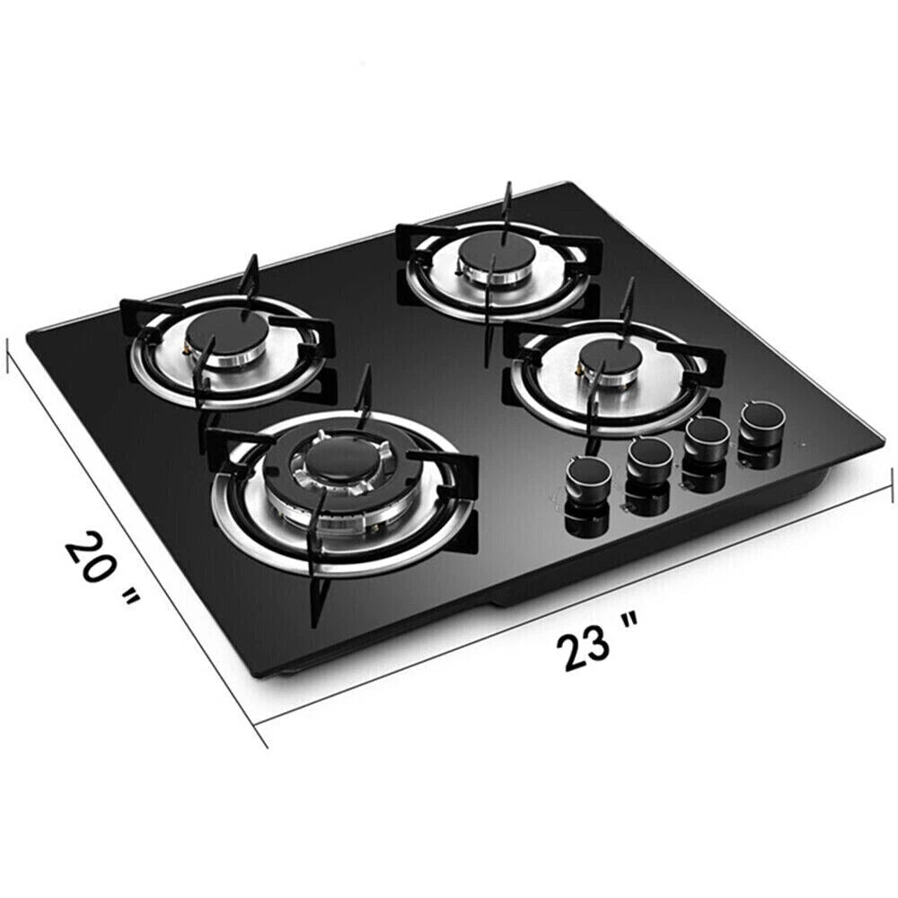 23 Inch 4 Burner Built-in Propane Gas Stove Cooktop
