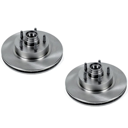 Set of 2 Powerstop Brake Discs for Mazda Pickup B2300 (1999–2010) - SET-P15AR8551-2, 66597