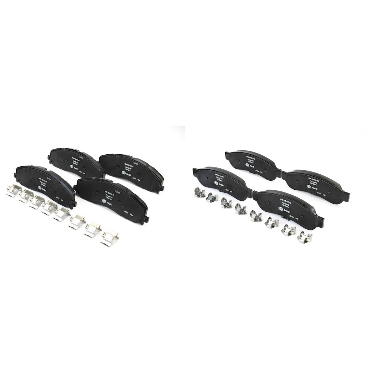 Set of 4 Brake Pad Sets for Ford F-250 Super Duty (2013) SET-H57355047371-B