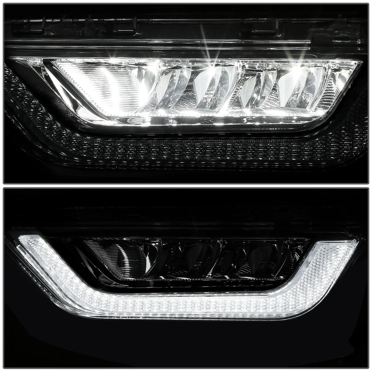 Chrome LED Projector Fog Lights for F-150 (2021–2023) - Pair