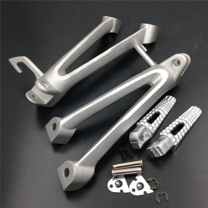 Foot Peg for Suzuki GSXR600 GSXR750 (2006–2007) Silver Rear Passenger Bracket