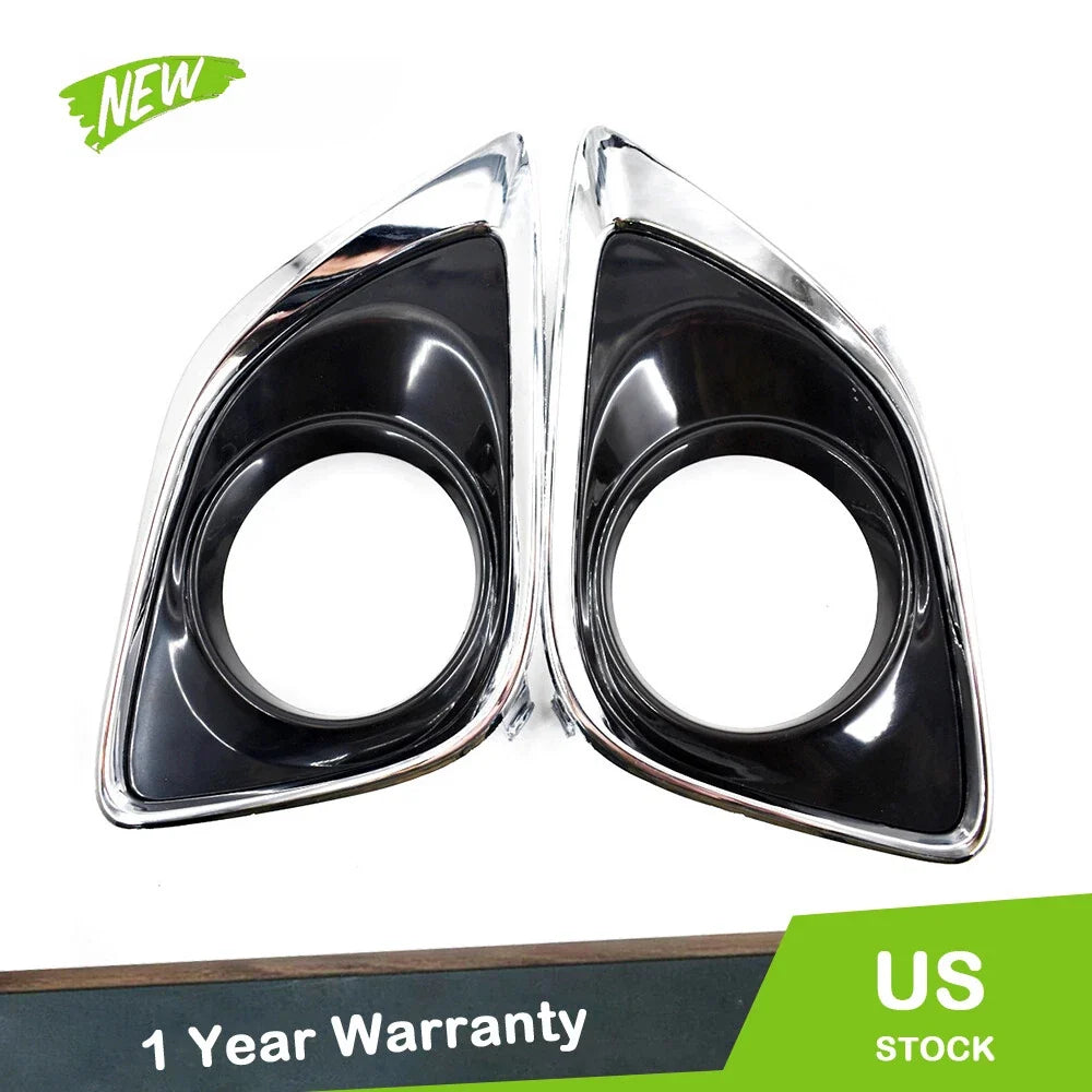 Pair of Fog Light Lamp Covers LH RH for Toyota Venza (2013–2016)