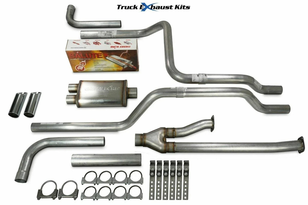 2.5" Dual Exhaust Kit for Toyota Tundra (2009–2013) Chrome Tip