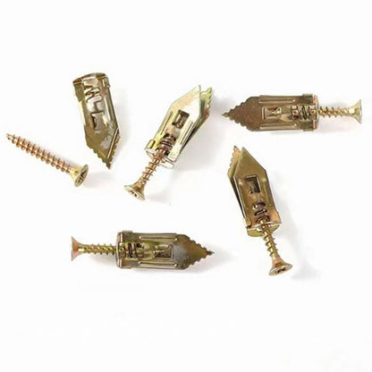 Expansion Screws Set of 20 for Drywall and Gypsum Installation
