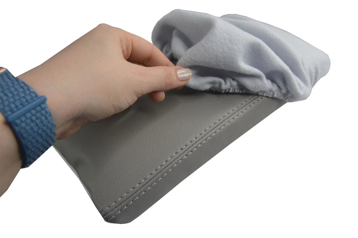 Console Lid Armrest Cover for Toyota Prius (2010–2015) - Fleece Gray
