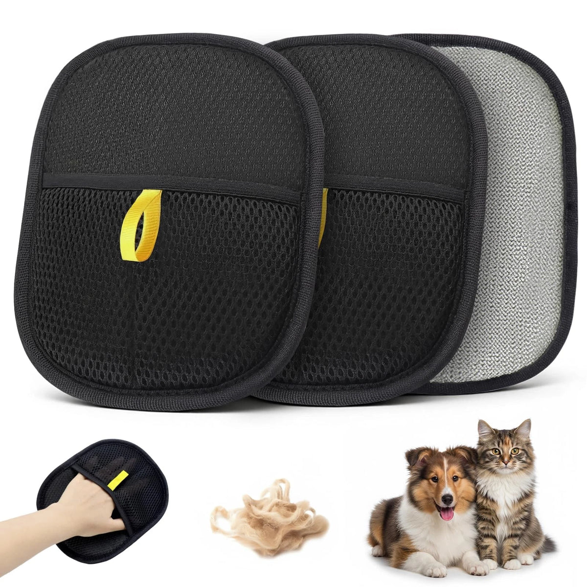 2X Pet Hair Removal Glove for Cats & Dogs (2010–2023)