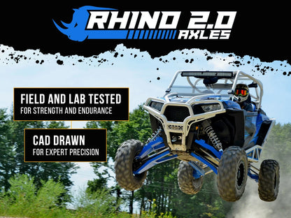 SuperATV Rhino 2.0 Axle for Can-Am Commander 1000R (2011–2023) - Front Left