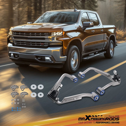 Front Upper Control Arms for Chevy Silverado GMC Sierra 1500 (2019–2023)
