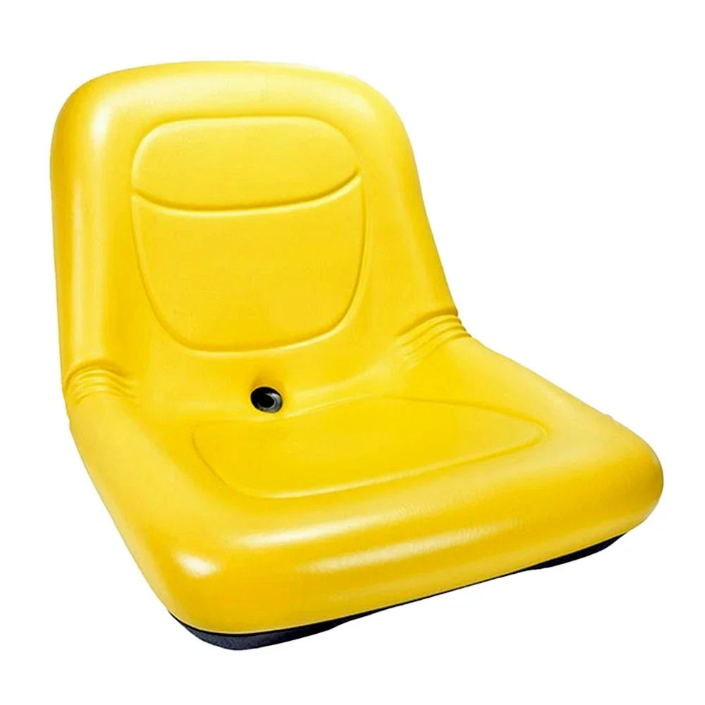 High Back Seat 15" Yellow PVC Vinyl for