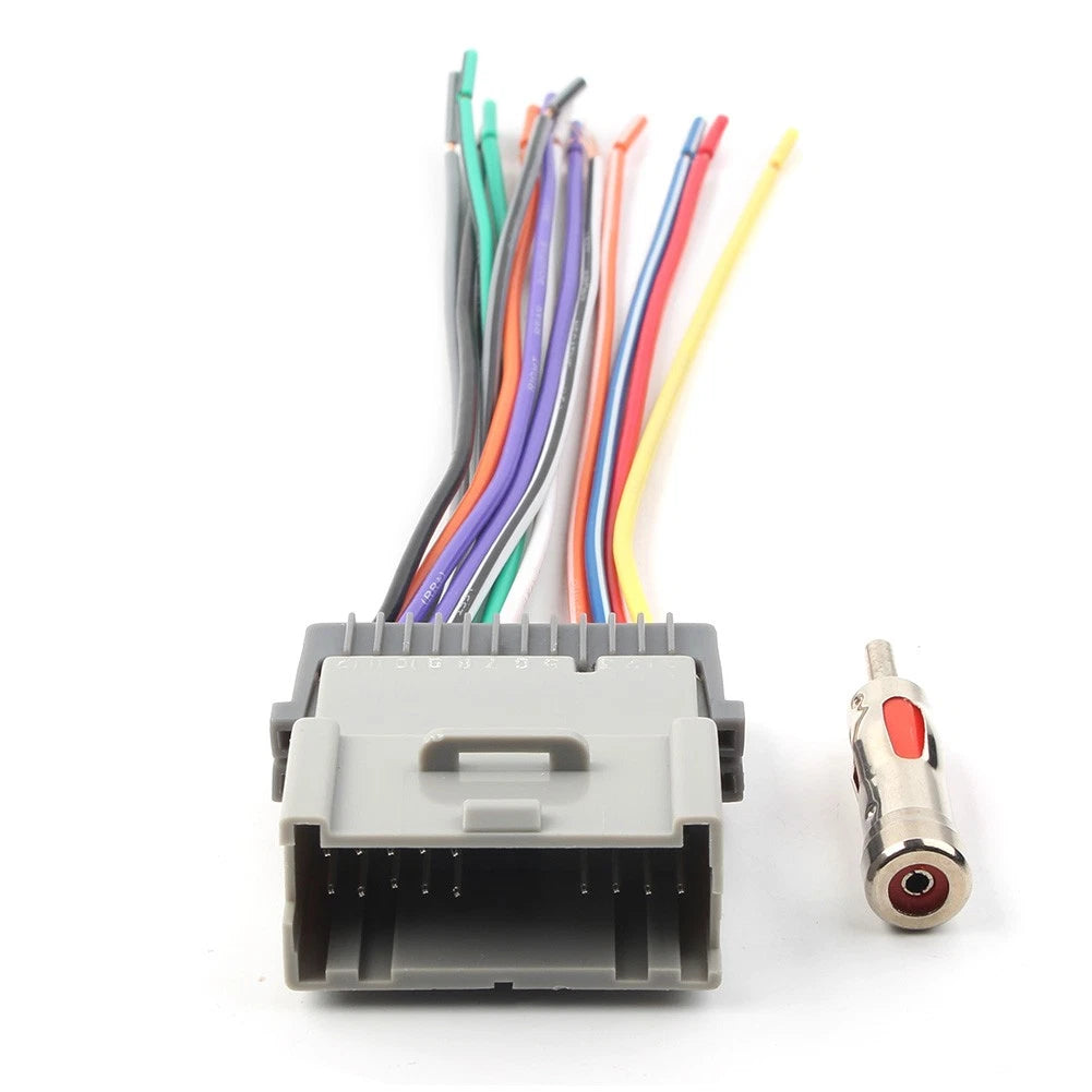 Radio Adapter Wiring Harness Kit with Antenna for Chevrolet