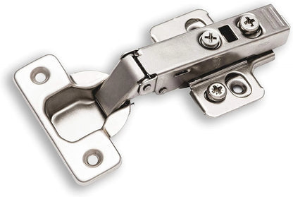Set of 4 Soft-Close Frameless European Hinges 110° 3D Adjustable