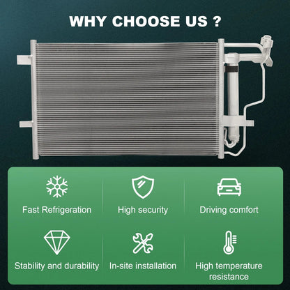 Aluminum AC Condenser for Mazda 3 (2010–2013)