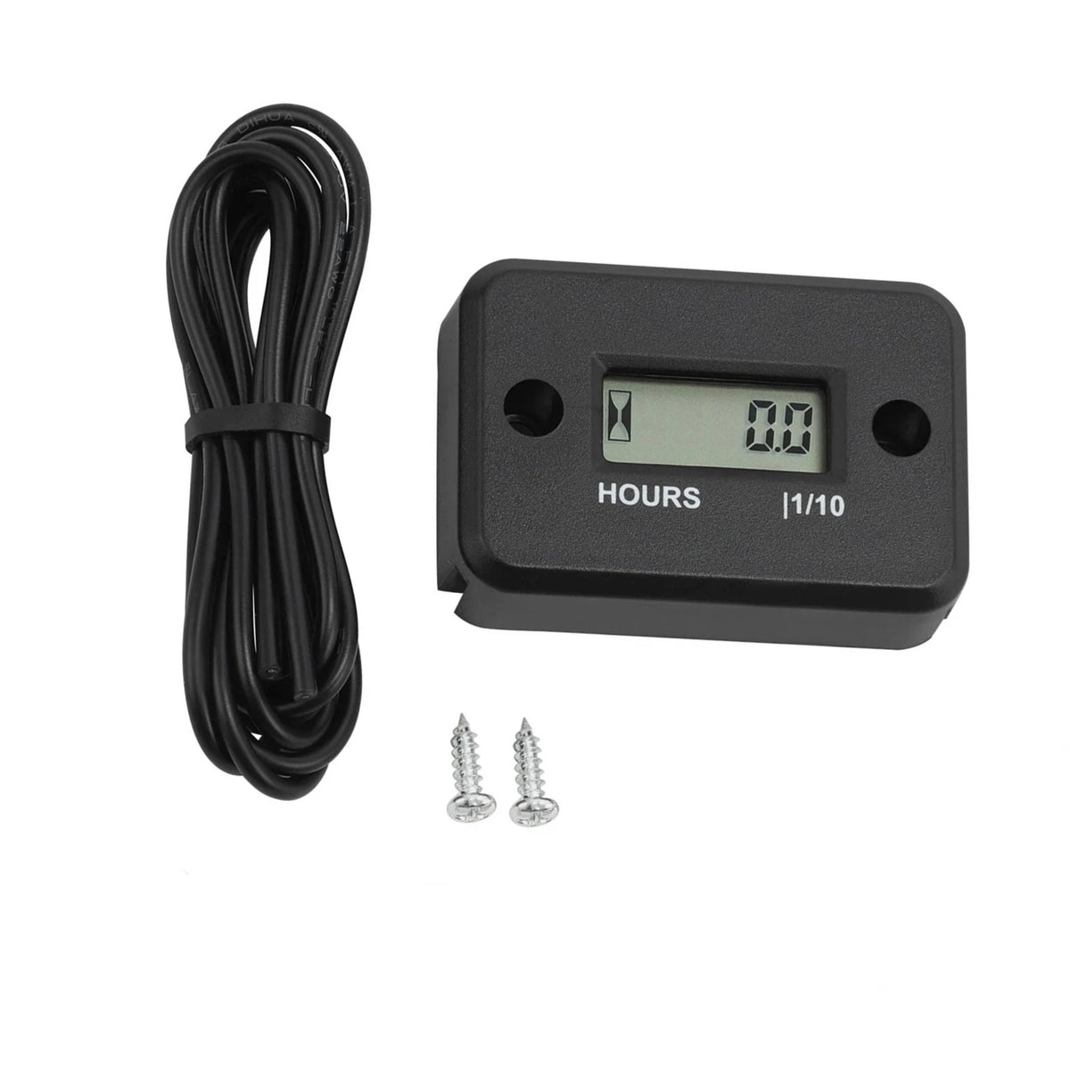 Digital Engine Hour Meter for Lawn Mower Generator Dirt Bike Boat ATV (Dose Not Apply)