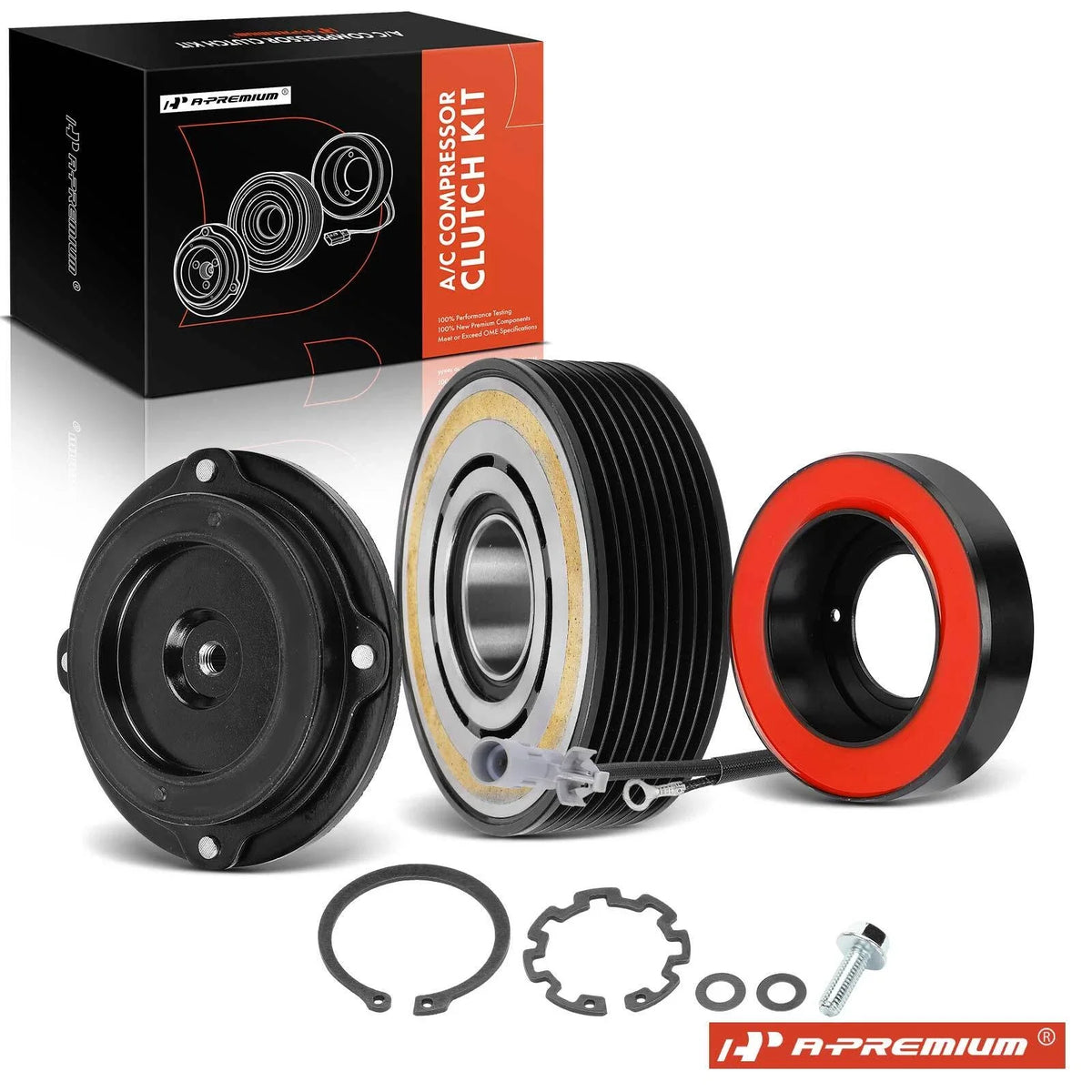 A/C Compressor Clutch Kit for BMW 335i 435i 535i 640i 740i M3 (2007–2020)