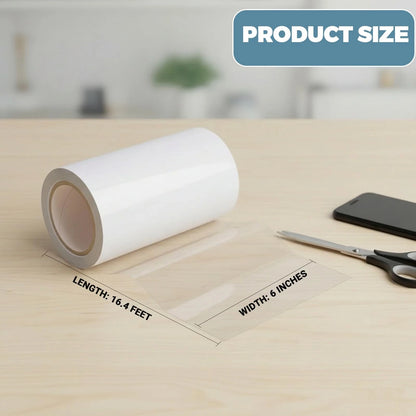 16.4FT x 6 Inch TPU Waterproof Repair Tape, Heavy Duty Vinyl Patch Kit
