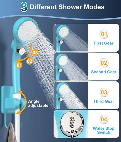 Electric Rechargeable Portable Camping Shower for Camping, Hiking, Traveling
