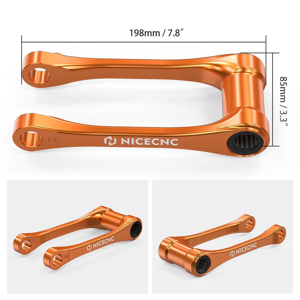 Linkage Guard Lowering Link for KTM 125 150 250 350 450 SX XC SXF XCF (2023–2024)