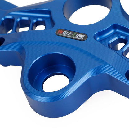 Aluminum Upper Front Triple Tree Clamp for Yamaha YZF-R7 (2021–2023) Blue