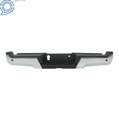 Rear Bumper Assembly for Ford F-250 F-350 Super Duty (2017–2022) Chrome w/ Park
