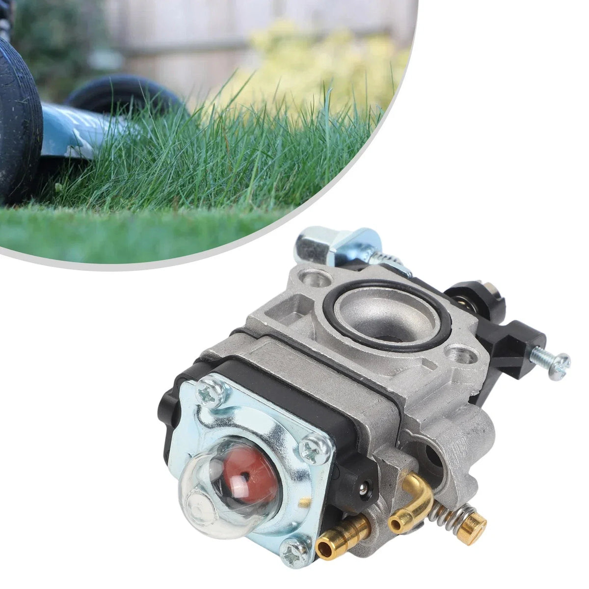 Carburetor Kit for Huasheng 1E36F H119 Mower 26cc Engine (1E40F)