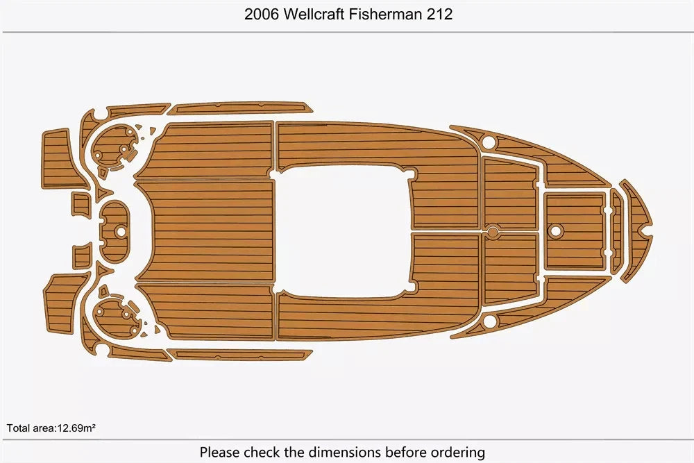 Swim Platform EVA Pad for Wellcraft 212 Fisherman (2006)