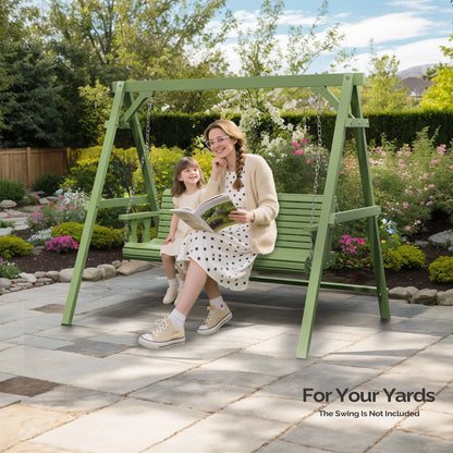 4FT Swing Chair Frame for Garden Olive Green (No Part Numbers)