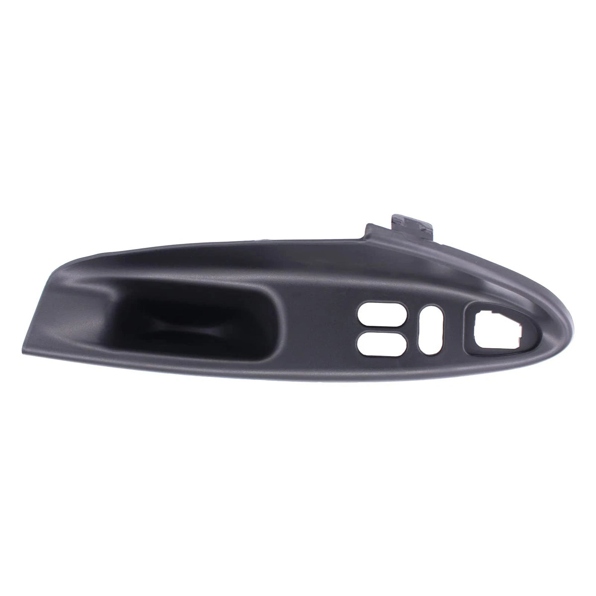 Set of 2 Interior Black Door Window Switch Bezel Panels for