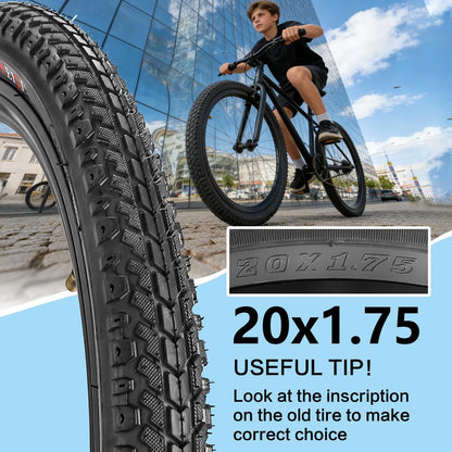 2X Bike Tires and Tubes for Mountain Bikes (20x1.75)