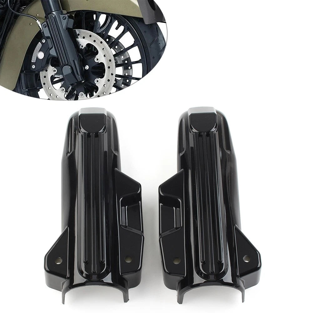 Lower Fork Covers Black for Harley Electra Glide 2014–2022