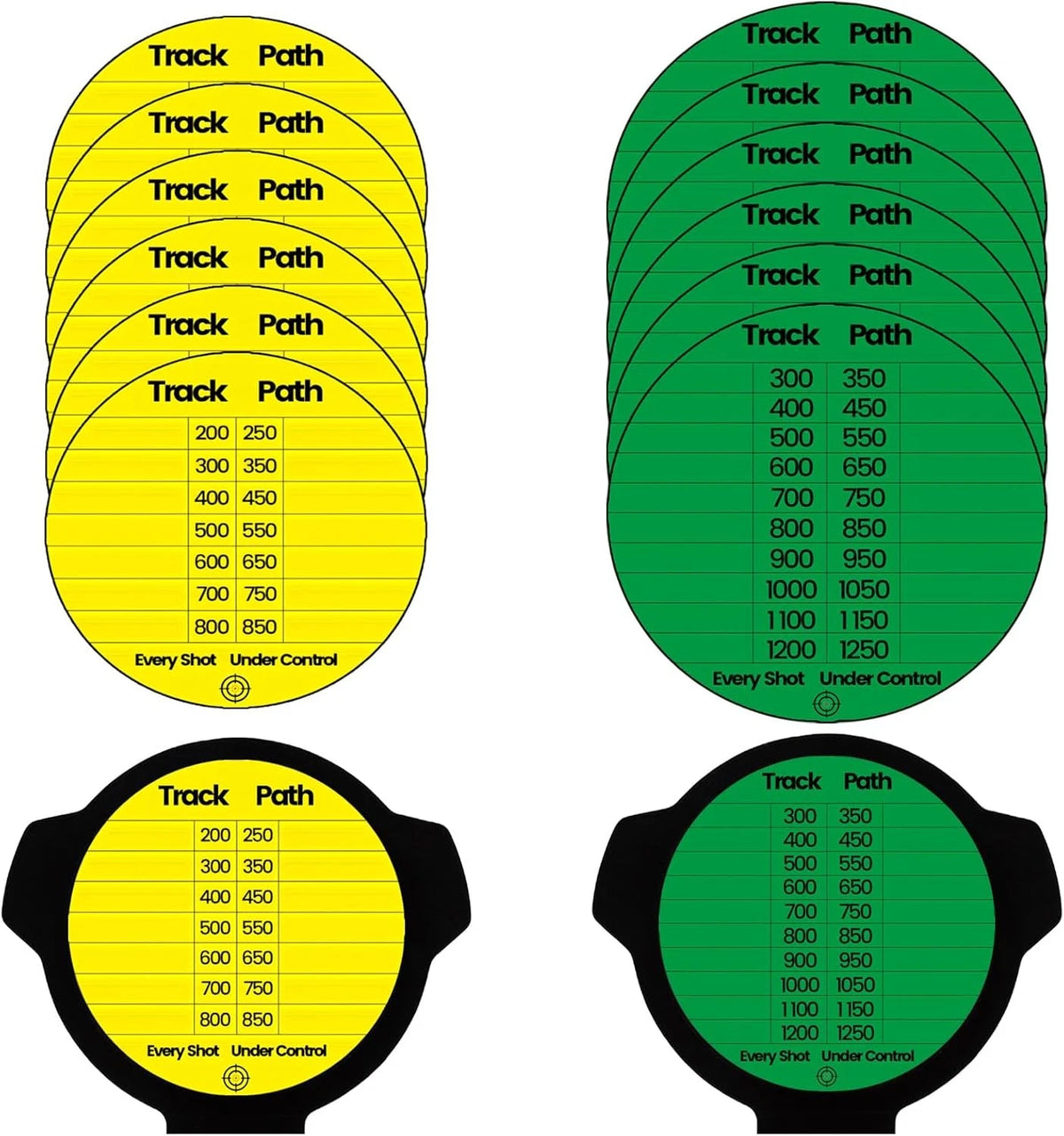 Sticker Pack for Twizz Scope (Removable, Writable, Yellow + Green)