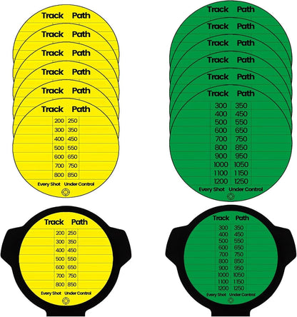 Sticker Pack for Twizz Scope (Removable, Writable, Yellow + Green)