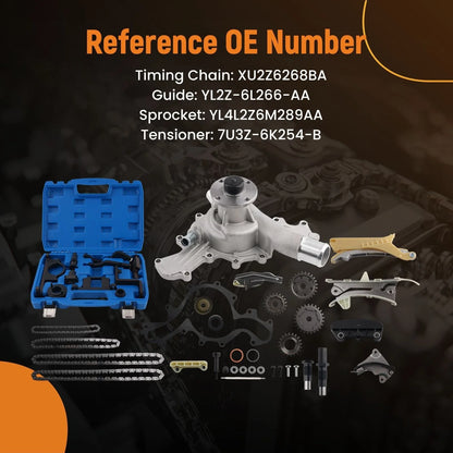 Timing Chain Kit Tool Box Set for Mazda B4000, Ford Ranger (2001–2010)