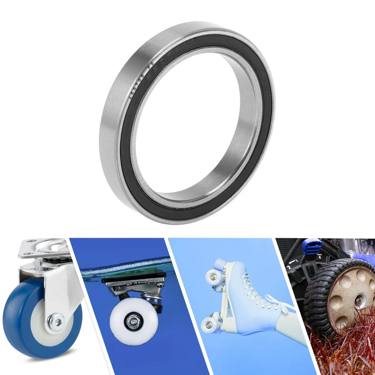 Deep Groove Ball Bearing 6807DD for Scooter Skateboard (P0 35x47x7mm)
