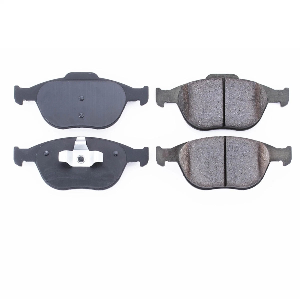 2X Powerstop Brake Pad Set Front for Ford Transit Connect (2002–2013) - 16-970, SSCP970, SP970TRH