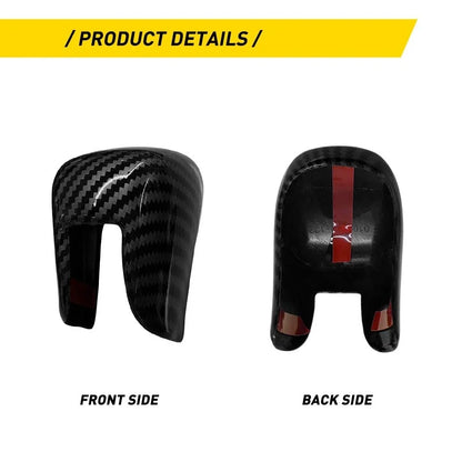 Carbon Fiber Gear Shift Knob Covers for Honda Civic CRV HRV Accord (2018–2025)