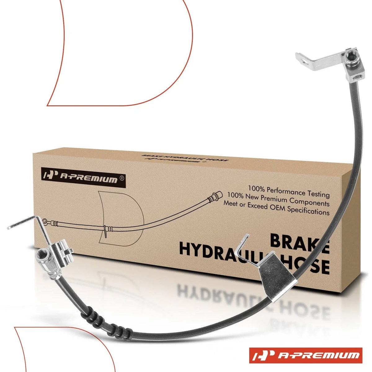 Rear Center Brake Hydraulic Hose for Dodge Durango (1998–1999)