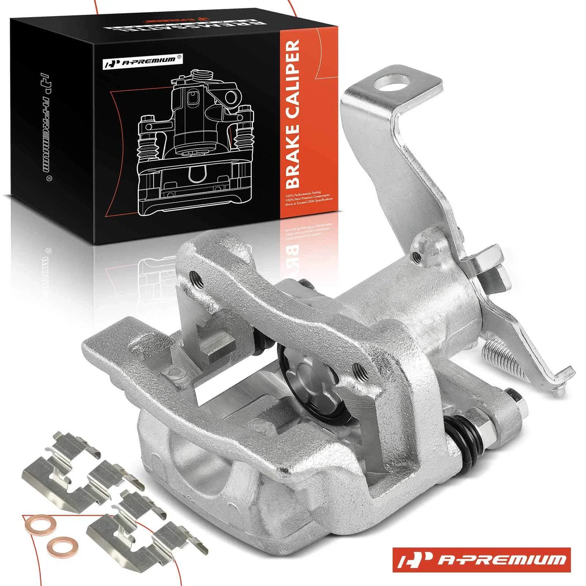 Rear Right Brake Caliper with Bracket for Hyundai Elantra Ioniq (2017–2023)