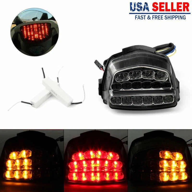 Integrated LED TailLight Turn Signals for Honda CBR1000RR (2008–2016) TL-384-Smoke