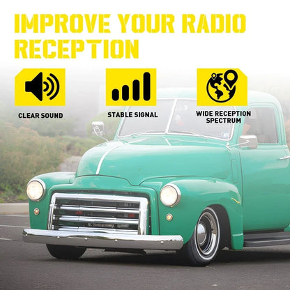 3 Section Retractable AM/FM Car Radio Antenna for Ford (1950–1996)