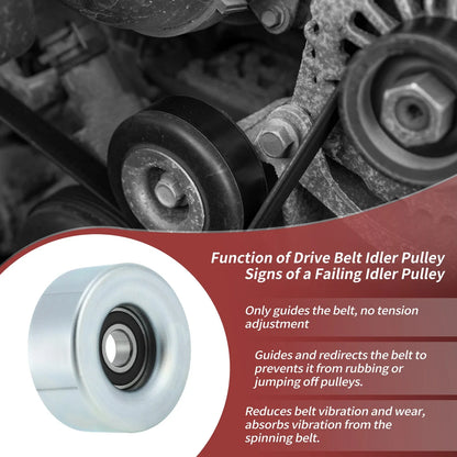 Accessory Drive Belt Idler Pulley for Subaru Legacy Outback (2000–2009) No. 1753079K00