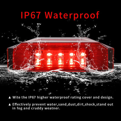 Set of 2 Red LED Tail Lights for Polaris General 1000 XP (2016–2023)